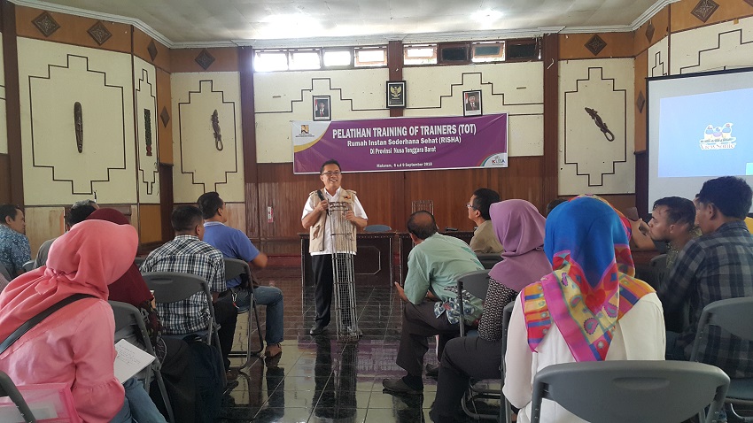 PELATIHAN TRAINING OF TRAINERS (TOT) RISHA