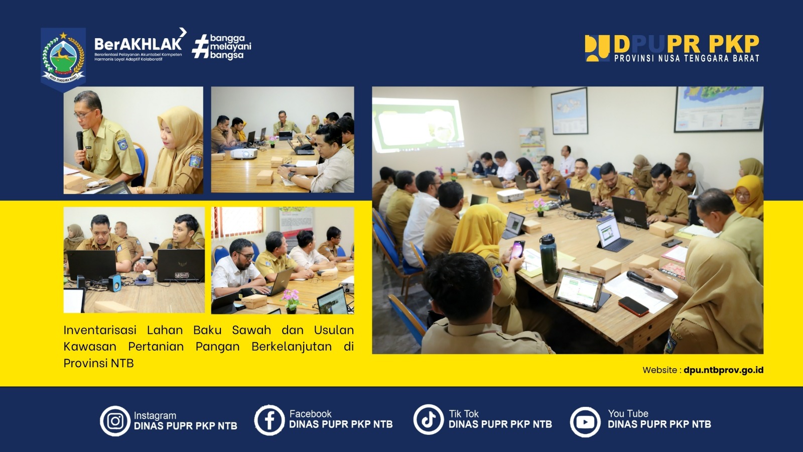 Inventarisasi Lahan Baku Sawah dan Usulan Kawasan Pertanian Pangan Berkelanjutan di Provinsi NTB