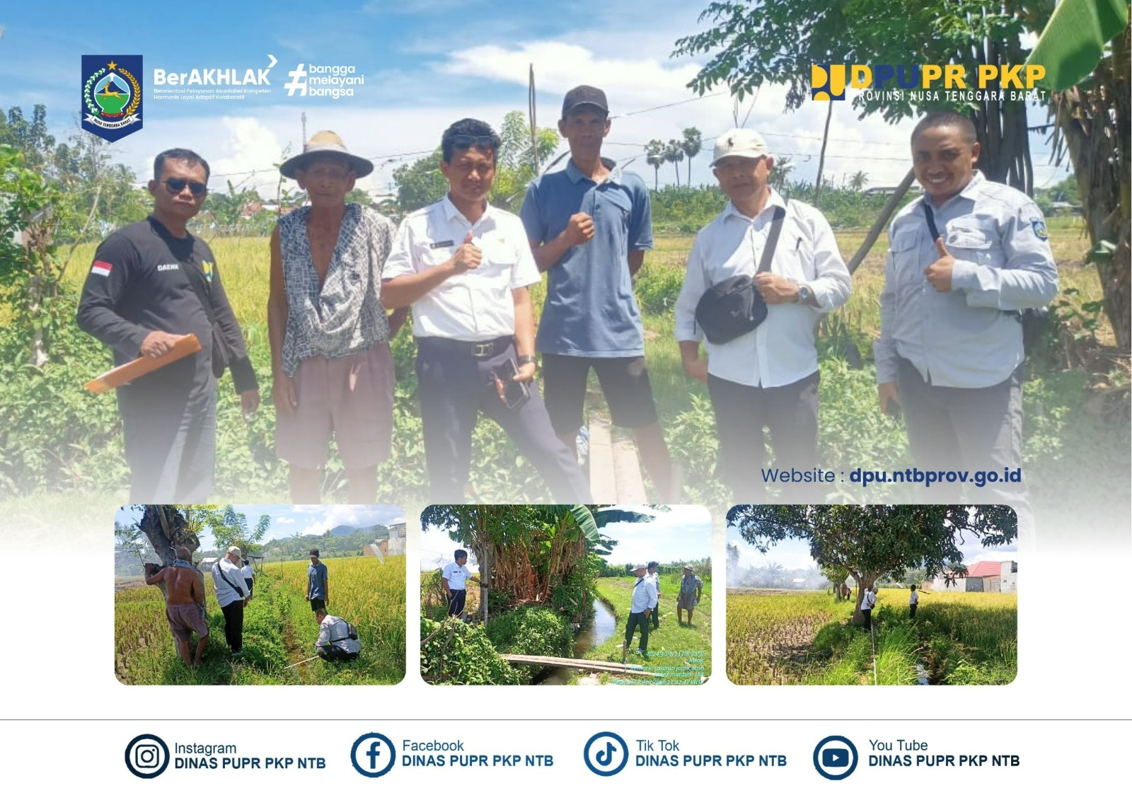 Kepala Balai PSDA Sumbawa Tinjau Rencana Rehabilitasi Irigasi di Desa Jorok Utan