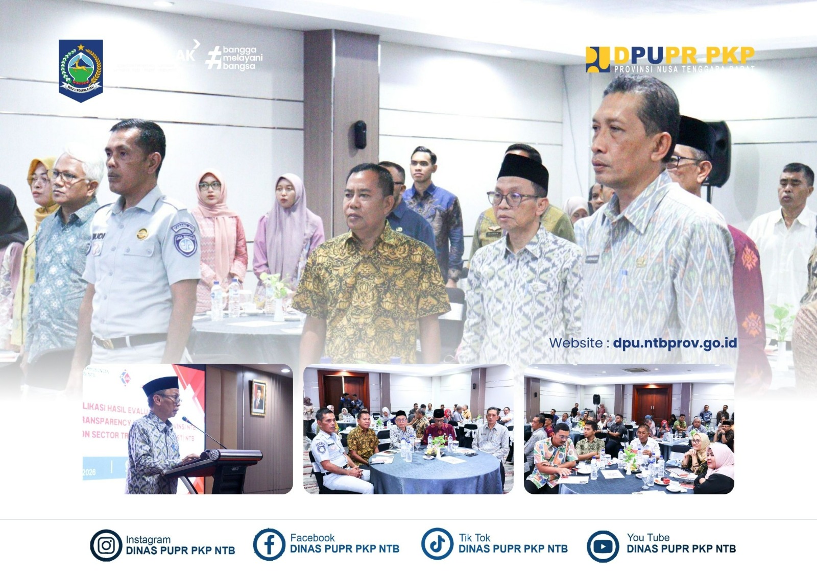 PUPRPKP NTB Dorong Transparansi Infrastruktur Melalui Paparan Hasil Indeks ITI CoST Tahun 2026