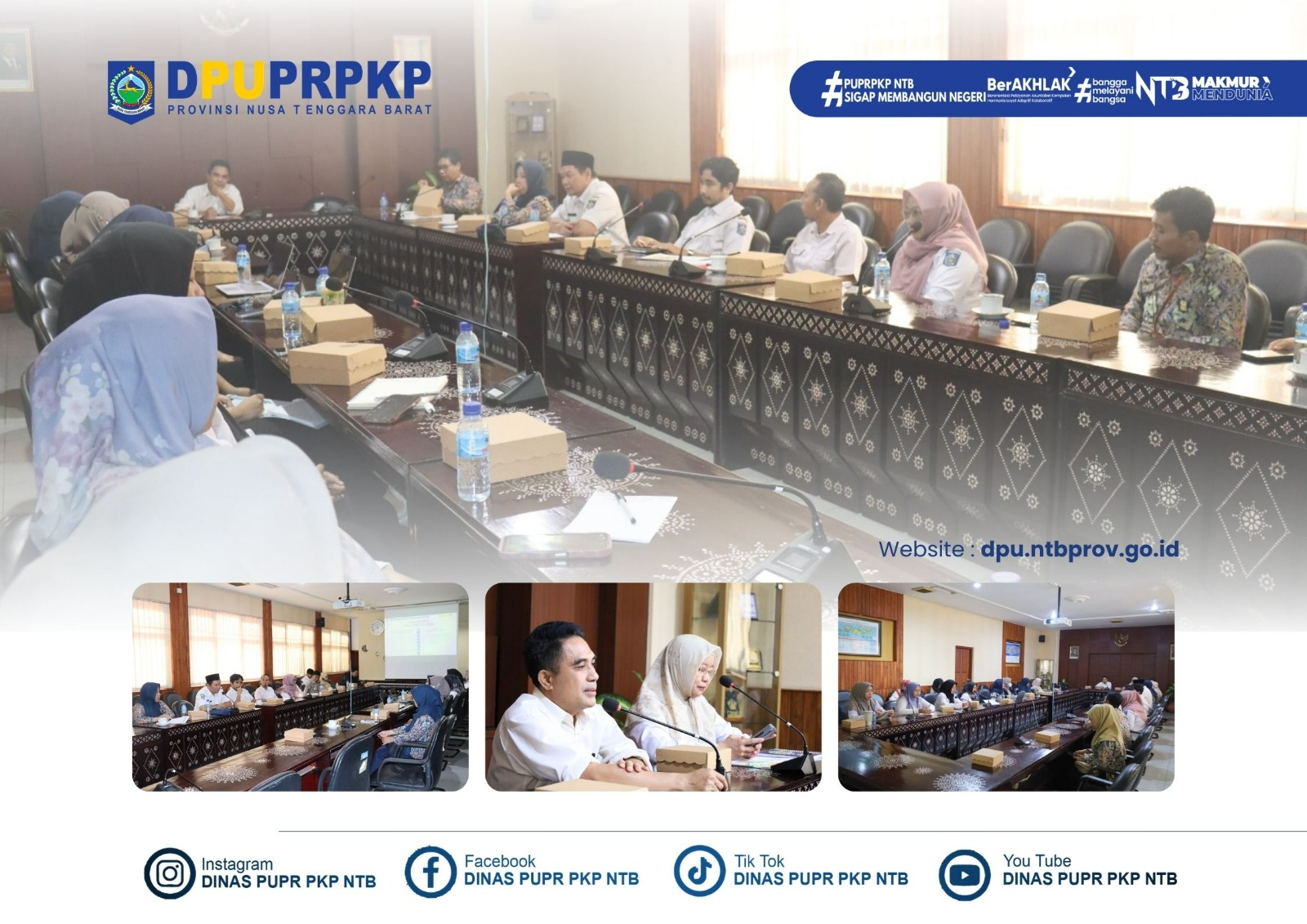 Penguatan Koordinasi Teknis BGN 2026, PUPRPKP NTB Tegaskan Kepatuhan Regulasi