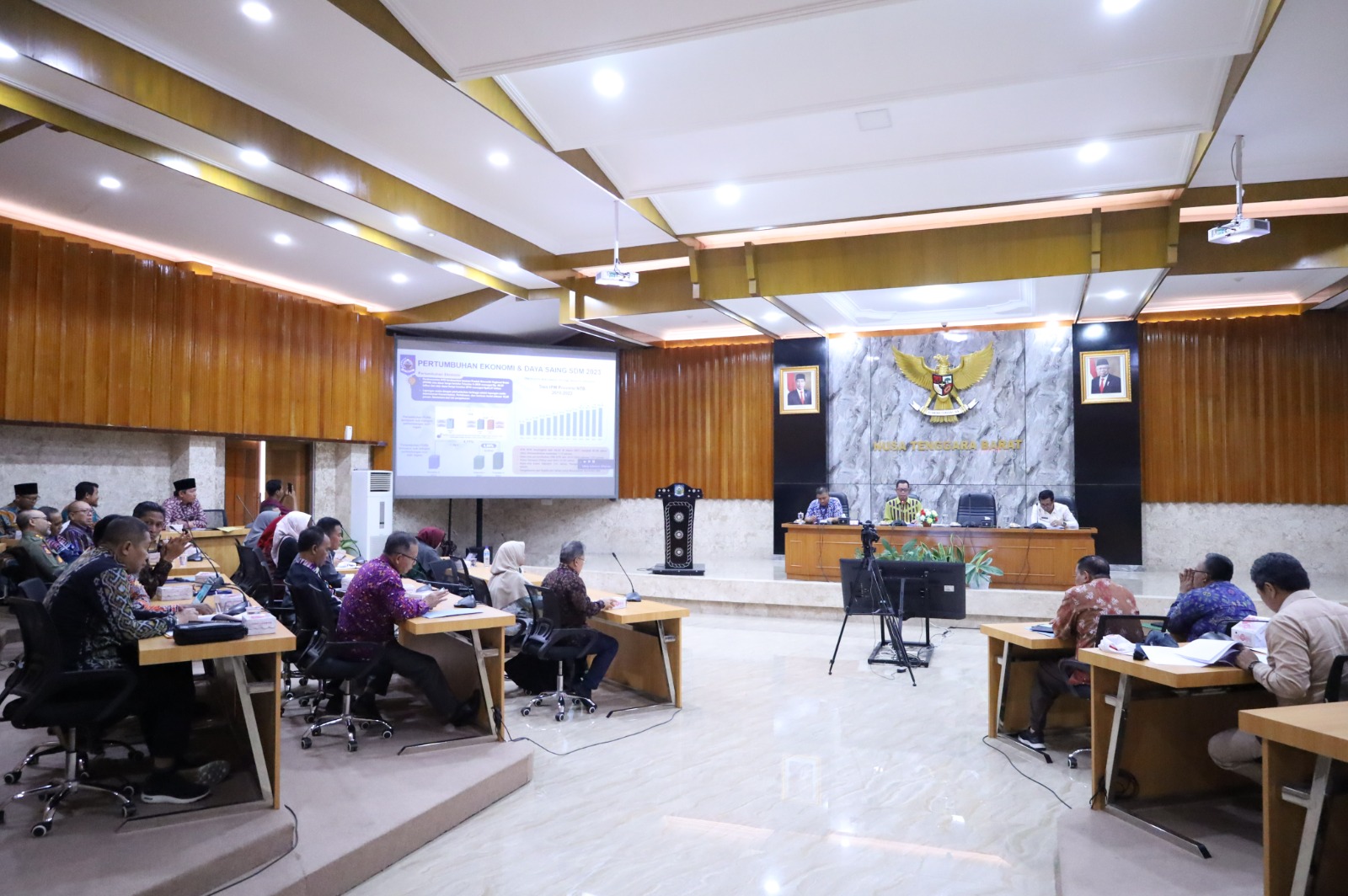 Rapat Pembahasan Evaluasi SAKIP 2023 Terkait Penurunan Kemiskinan di NTB