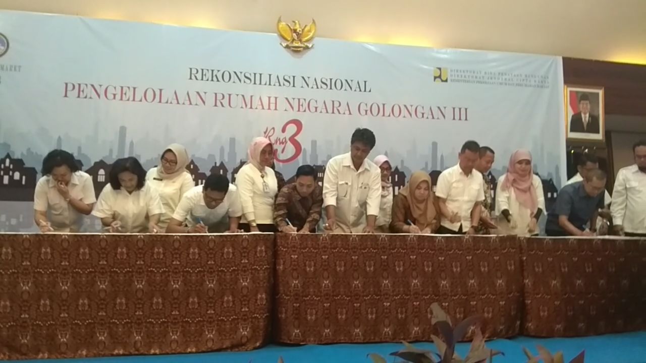 Direktorat Jenderal Cipta Karya Gelar Rekonsiliasi Nasional Pengelolaan Rumah Negara Golongan III