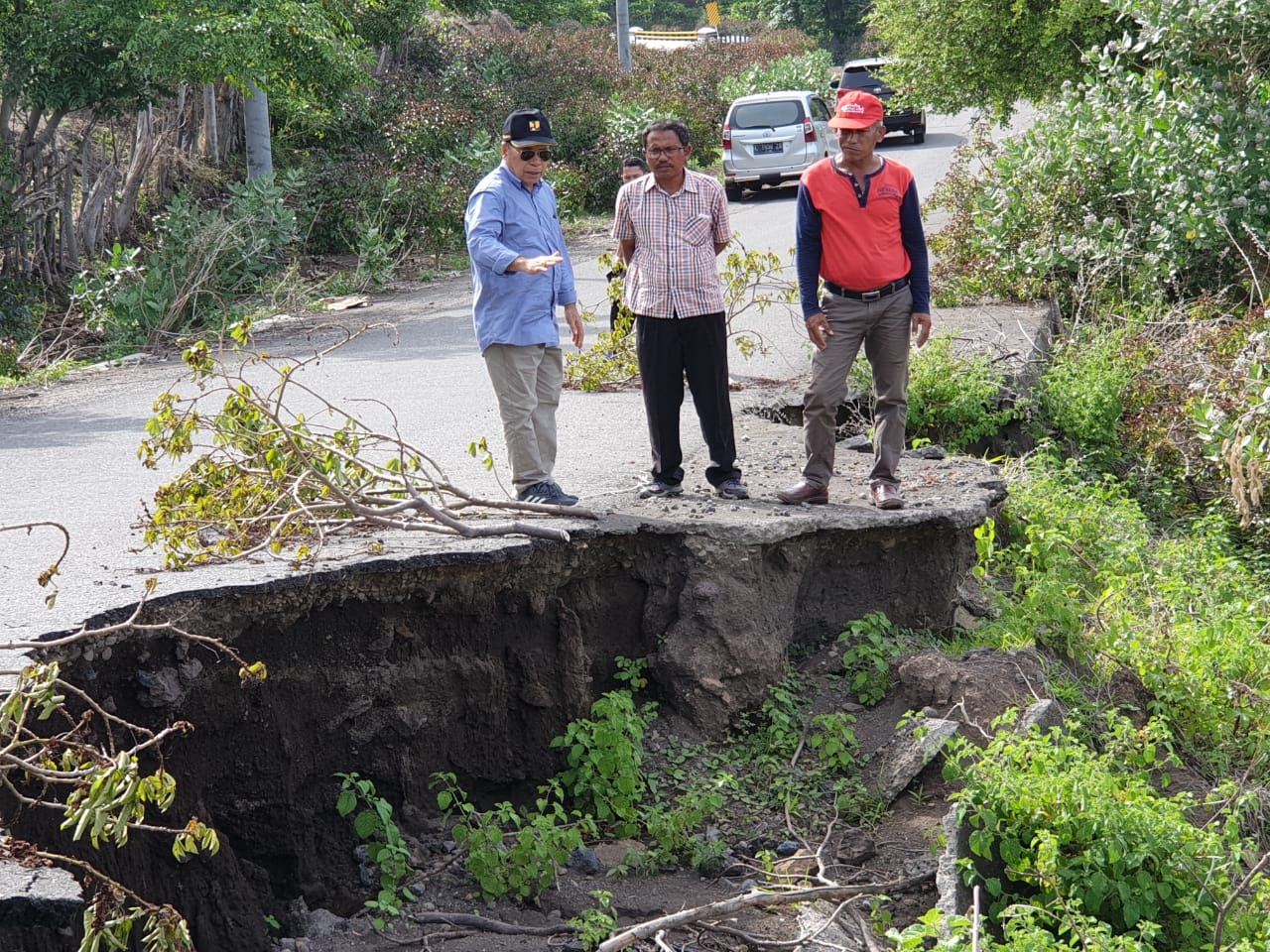 Tindak Lanjut Penanganan Kerusakan Infrastruktur Jalan Akibat Bencana Alam di Kecamatan Tambora Kabupaten Bima