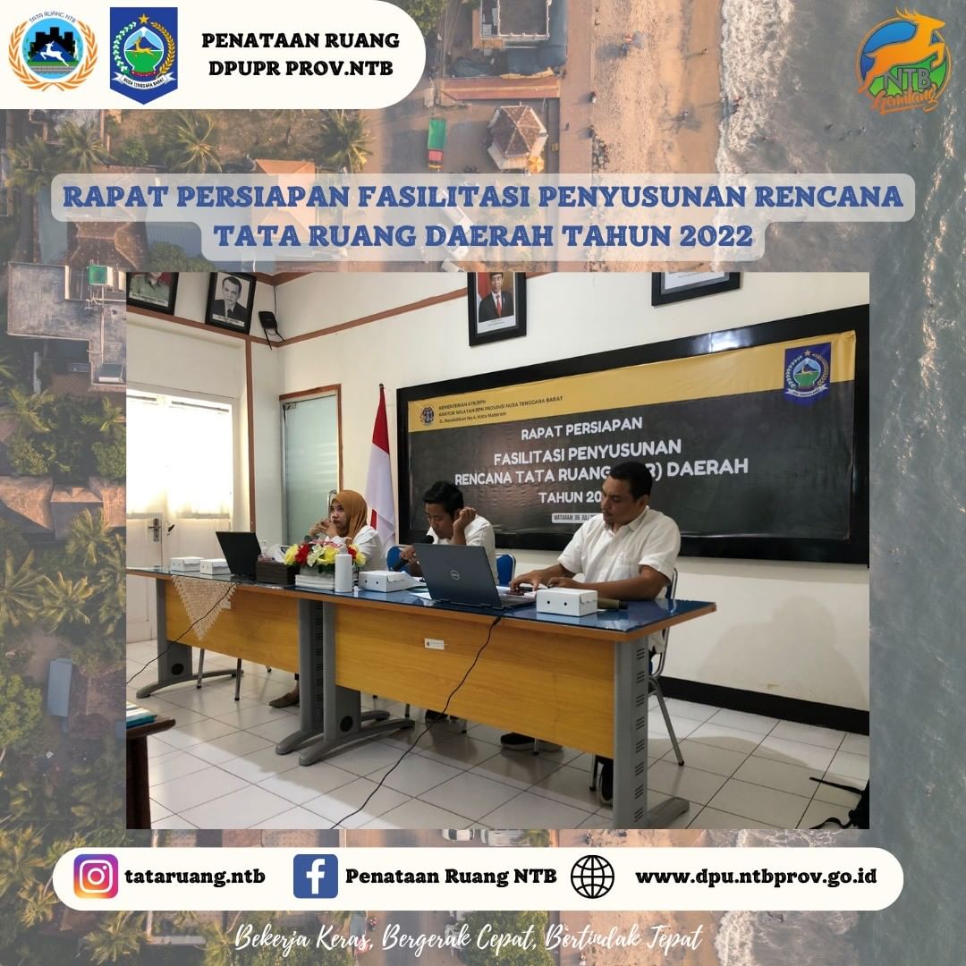 Rapat Persiapan Fasilitasi Penyusunan Rencana Tata Ruang Daerah