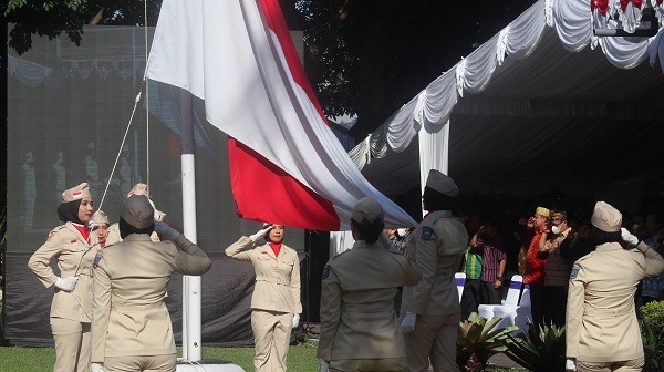 UPACARA BENDERA - PUNCAK HARI BAKTI PU KE-77