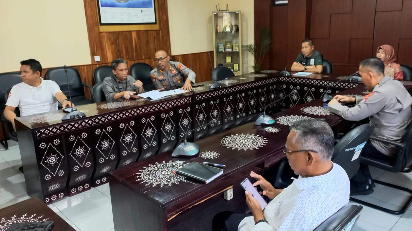 Rapat Koordinasi Rencana Penanganan Bencana Alam Tanah Longsor Ruas Jalan Rembiga – Pemenang