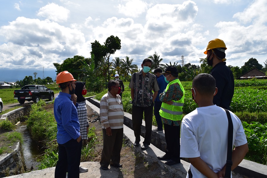 Kunjugan Lapangan Tim Dinas PUPR Provinsi NTB untuk Paket Pekerjaan Irigasi dan Pengaman Sungai