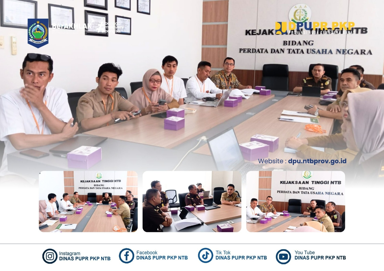 Rapat Koordinasi Rencana Pembangunan Gedung Bank NTB Syariah KCP Maluk Bahas Pendampingan Teknis dan Hukum