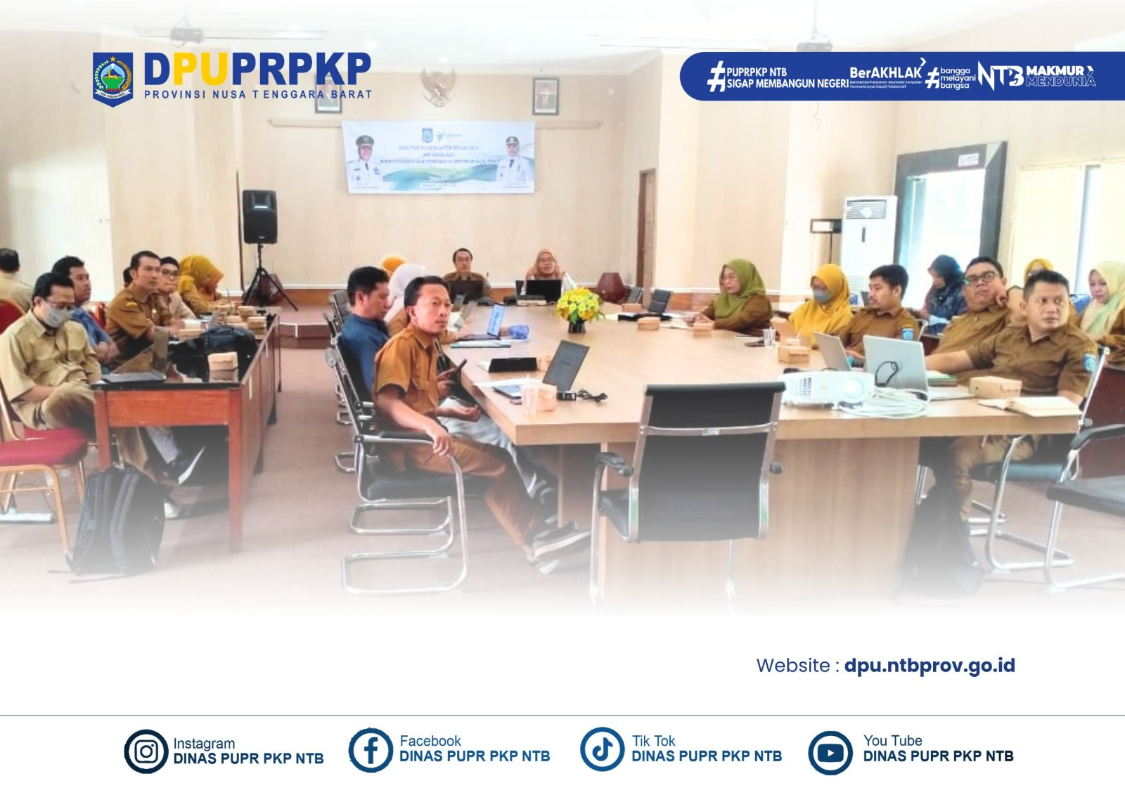 Perkuat Integrasi Data Kependudukan, Dinas PUPRPKP NTB Dukung Implementasi IPBK Lintas Sektor